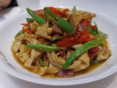 火腿炒农家豆腐皮-辣公子·千岛湖私房菜(滨江店)