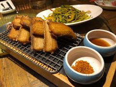 干炸带鱼-老头儿真传-老头儿油爆虾(胜利河美食街店)