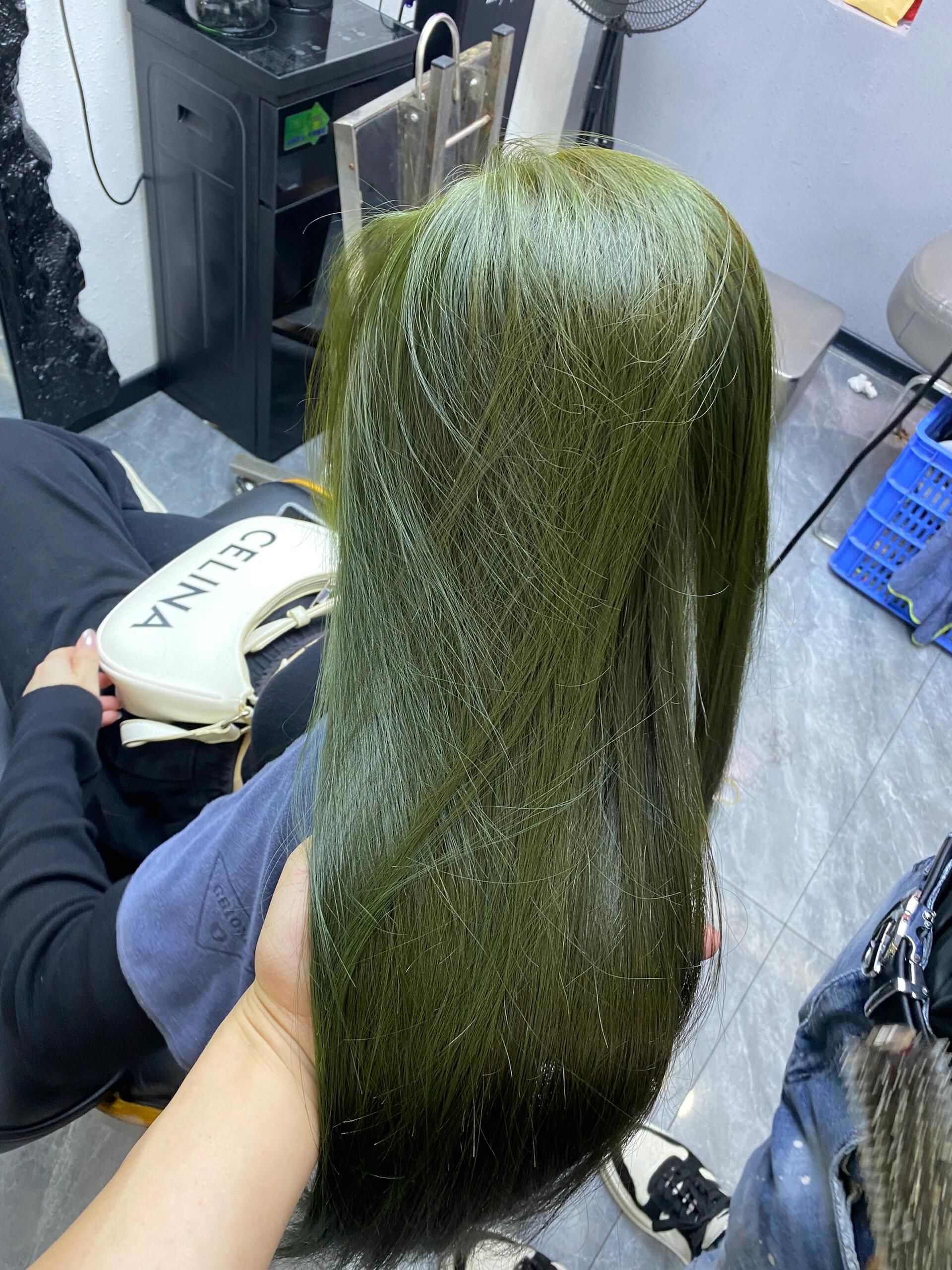 染上新颖绿色调