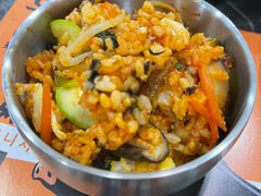 烤五花肉石锅拌饭-彭妈家•韩国烤肉料理(张杨路店)