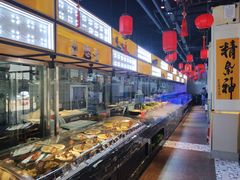自助取餐区-渔民船说·北塘海鲜·天津菜·海肠捞饭(北塘古镇店)