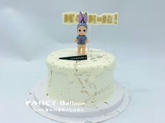 -卡比儿童蛋糕·心意定制·低脂零卡糖动物奶油FancyBALLOON(滨海店)