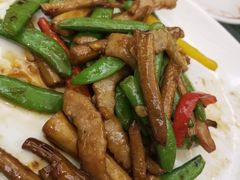 烧汁茶树菇蒜香肉-稻香酒家·33年老字号·港式粤菜(富邦中心店)