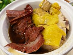 自制叉烧拼沙姜鸡-日昌餐馆(亦庄店)