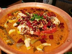 香辣酸菜黑鱼火锅-云海肴·汽锅鸡·云南代表菜(天山百盛优客店)