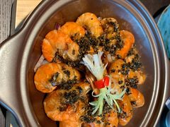 石锅梅菜罗氏虾-大拙里·精致融合菜(沙湖桃源国际店)