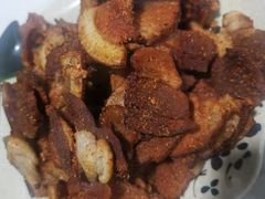 -陕北农家小吃风干羊肉剁荞面