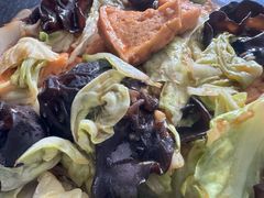 白菜木耳爆豆腐-同发号饭庄(复兴路店)