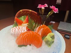 三文鱼刺身-水之惠鲜鱼料理(王府大街店)