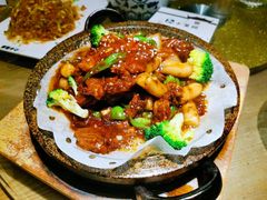 石板牛仔骨-小菜园新徽菜(常州金坛吾悦店)