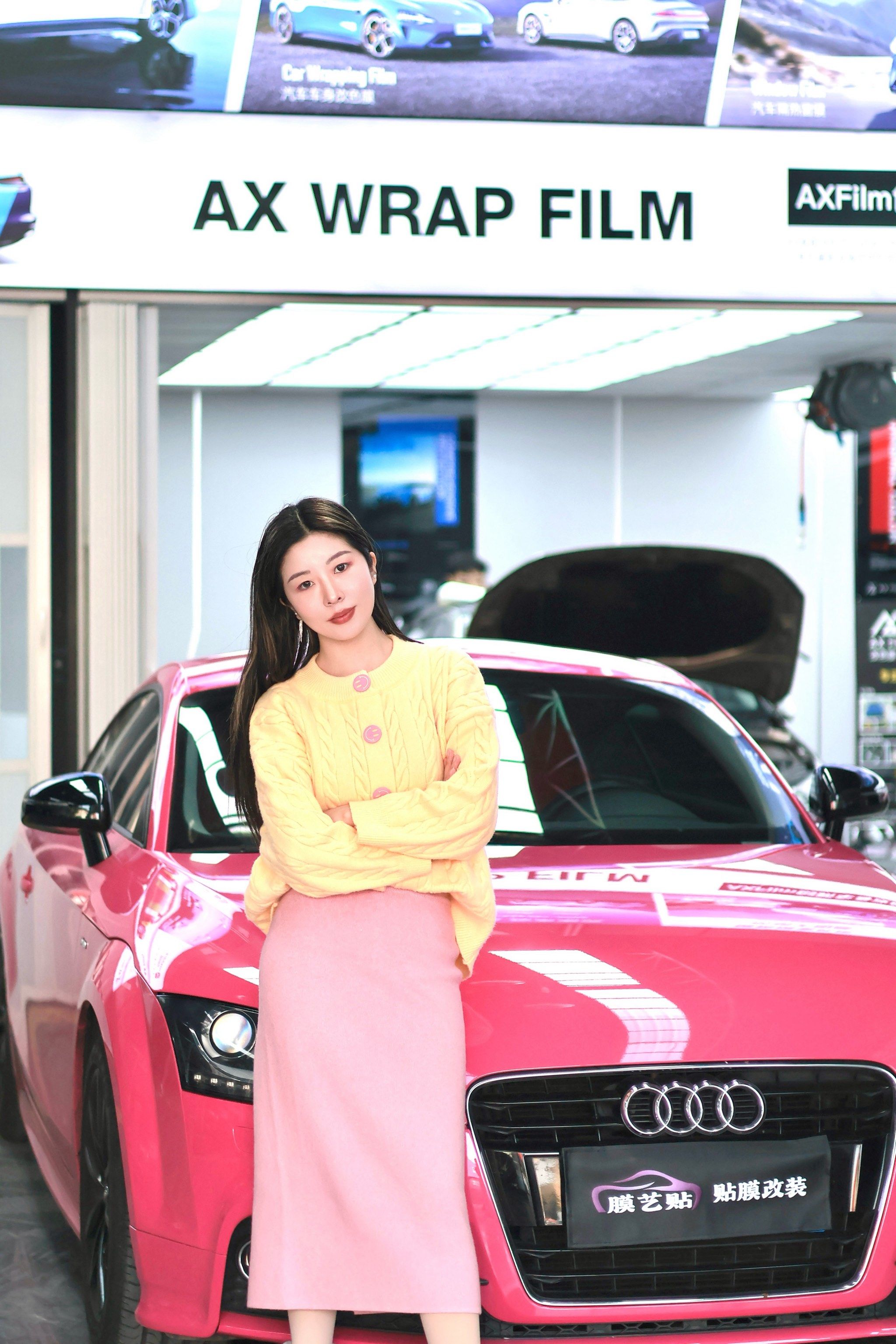 给爱车换了身皮肤,甜酷爆棚啦💓