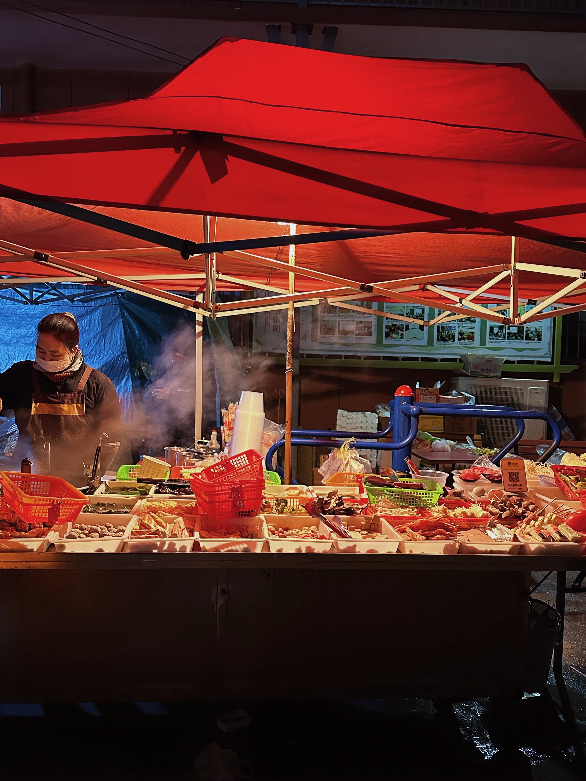 夜市照片真实路边照片图片