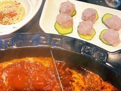 虾滑-渝宗老灶火锅(巴国城店)