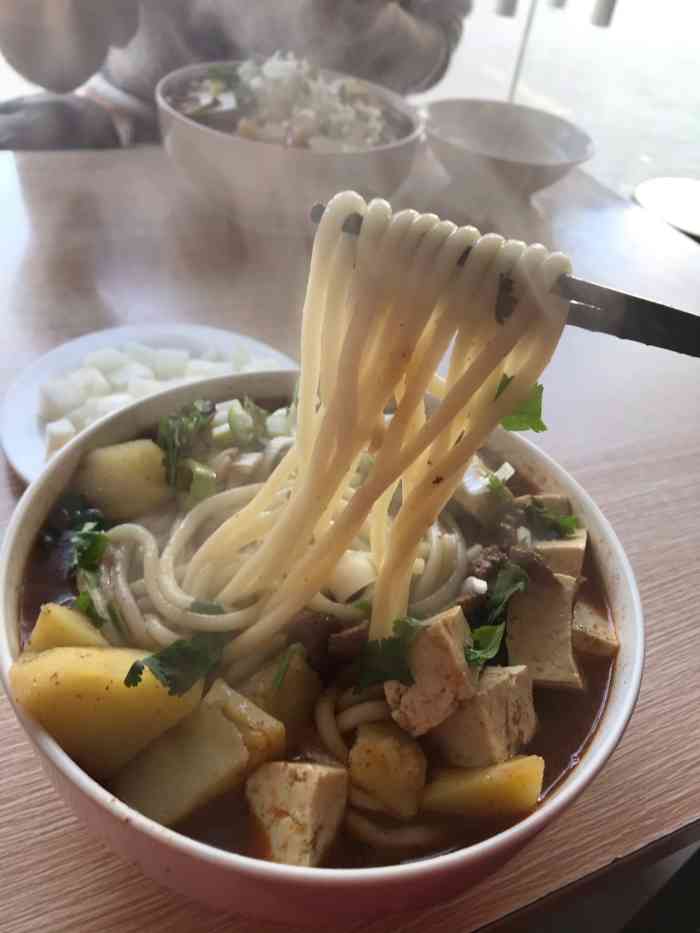 延长原汁饸饹-"地方位于延安市火车站旁,每次到火车站都喜.