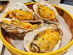 蒜蓉粉丝蒸生蚝-必点海鲜·海肠捞饭(滨江道一店)