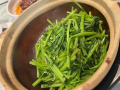 啫啫虾酱空心菜-熠盛粤味·顺德桑拿鸡(永康路店)