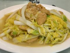 面筋扒白菜-悦宾饭馆(翠花胡同店)
