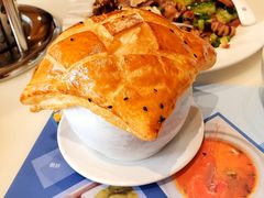 酥皮蘑菇汤-舜耕山庄四时万和自助餐厅