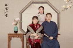 -时光纪亲子全家福照相馆(静安店母女写真父母纪念照)