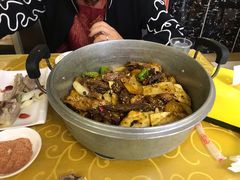 -炕锅羊肉土火锅面片大王