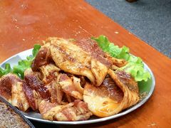 秘制五花肉-老姐石板烧烤+铜炭火锅(总店)