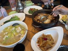 -海派美食·家宴海鲜青岛菜·石锅鲽鱼头(东方城店)