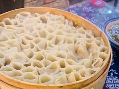 羊肉野生蘑菇汤汤-王村姑老土炕莜面村(桥东店)