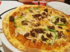 意式烤肉薄饼披萨-赤火牛排(金狮广场店)