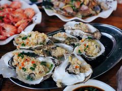 蒜蓉粉丝蒸生蚝-阿浪海鲜连锁加工店(B栋2排1号火车头店)