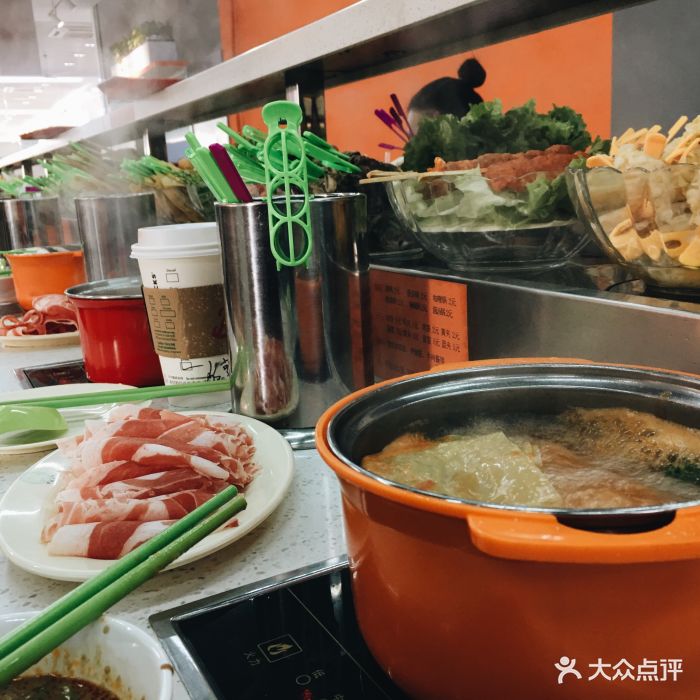 北工大风味餐厅-旋转小火锅-菜-旋转小火锅图片-北京美食-大众点评网