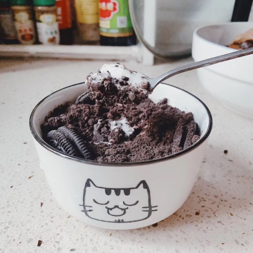 奥利奥碎加牛奶,最佳的搭配!