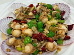 葱爆威海扇贝-威海渔村(黄兴路店)