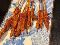 烤羊肉串-探鱼·鲜青椒爽麻烤鱼(银泰城店)