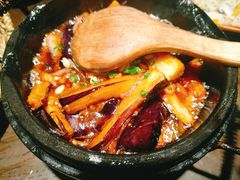 石锅松子茄香-食锦记·福建私房菜(浦西万达店)