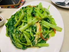 椒丝腐乳炒空心菜-肥仔文澳门猪骨煲(南京西路店)