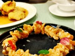 青芥虾球-黄家饺子东北特色菜馆(湖滨商业街店)