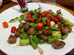 私房炒牛肉粒-启香鸡私房菜(湖景店)