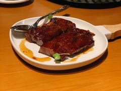 蜜汁一指梅叉烧-广州富力君悦大酒店空中花园