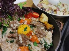 法式波波蛋牛肝菌烩饭-奎克咖啡Cuiqu(晶品店)