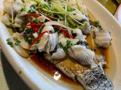 葱油淋花斑鱼-秋色客家菜(流塘店)