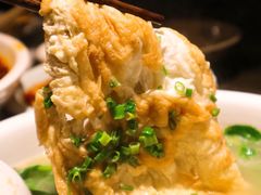 豌豆尖煎蛋湯-庆合府重庆大排档(紫都城店)