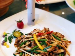 花生芽炒八爪鱼-汤记传菜(浦江店)