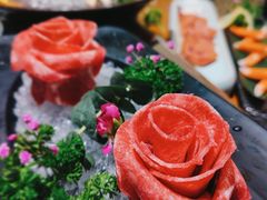 玫瑰雪花牛舌-捞王锅物料理(上海世茂广场店)