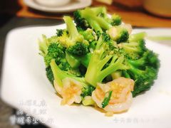 西兰花拌虾仁-小城粥道·海胆鲜虾粥(解放广场店)