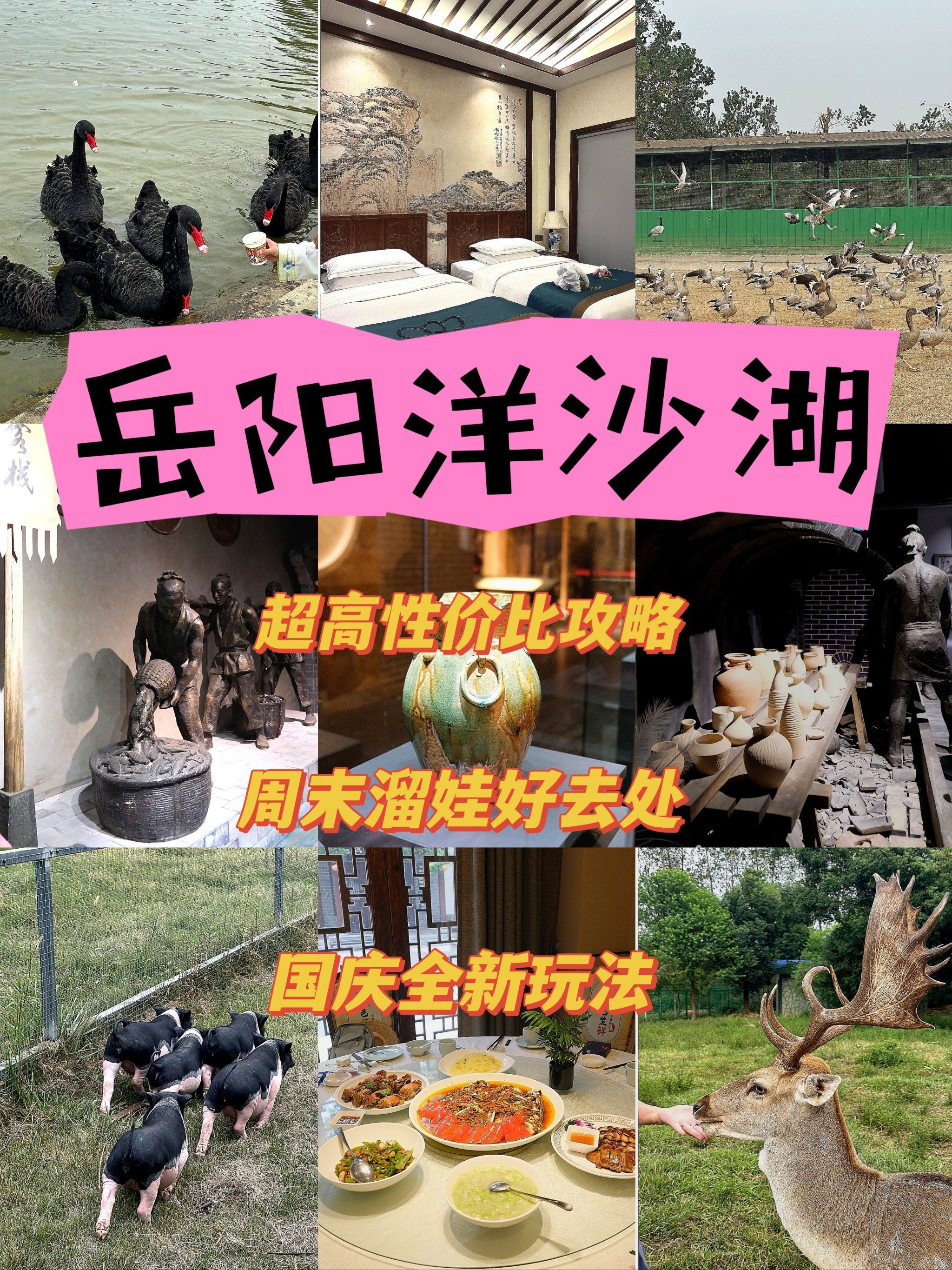 洋沙湖国庆溜娃攻略6015带你省钱玩到嗨