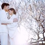 藏在春天里的文艺胶片婚纱照