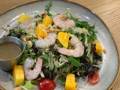 鲜柚芒果沙拉佐冰花酸梅酱-HELLO 27 意面·沙拉·帕尼尼