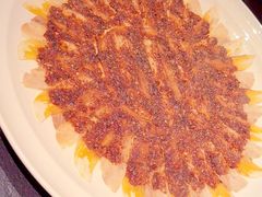老陕蒜泥茄子蒸白肉-晓长安·新陕菜(曲江店)