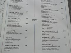 菜单-Rock Bar Bali(Bali)