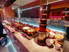 巧克力喷泉-比格比萨自助(南京万达茂店)